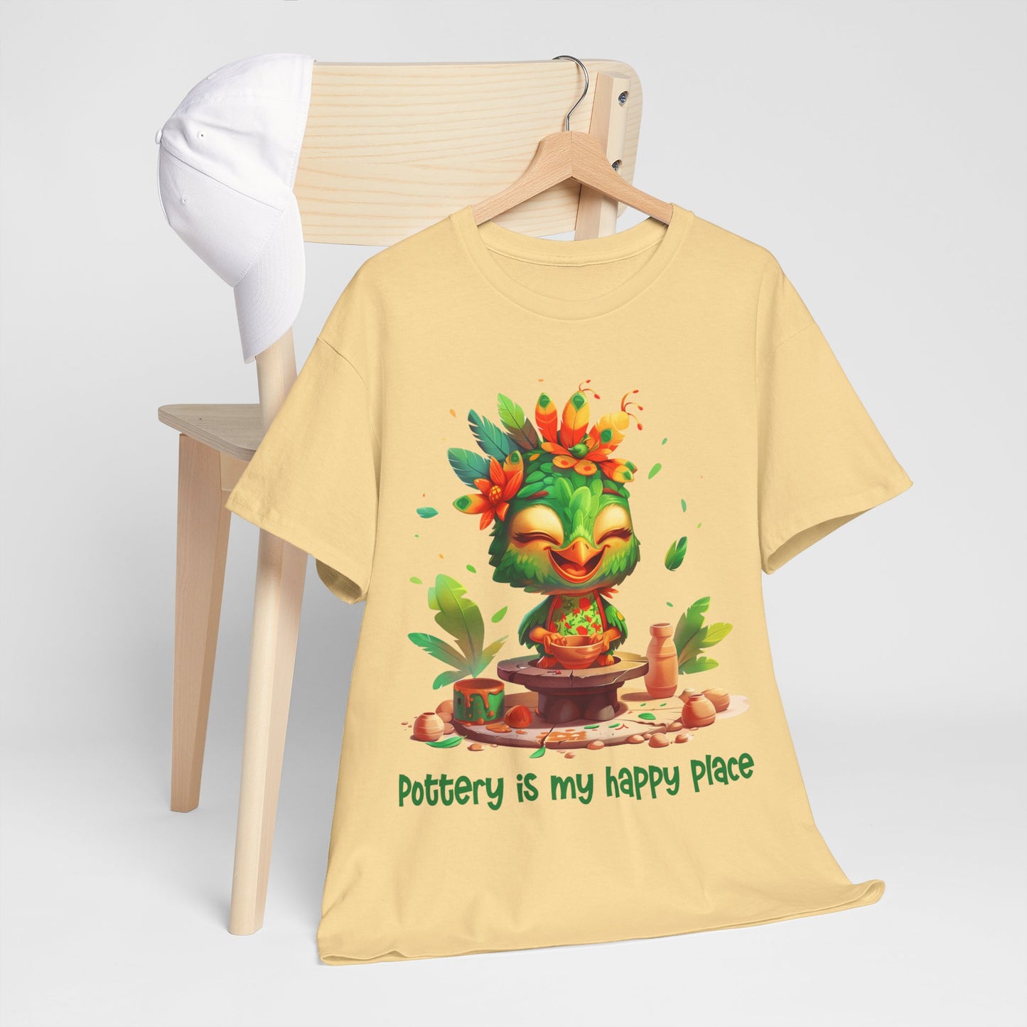 Peacock Pottery Tee