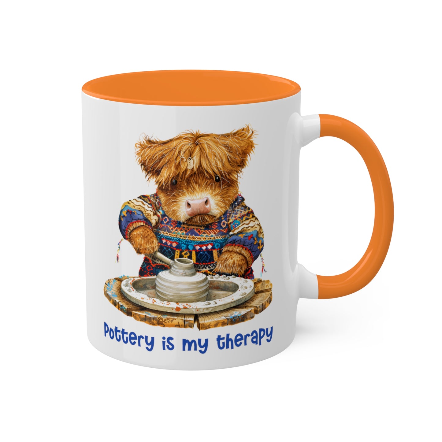 Highland Cow Potter Mug