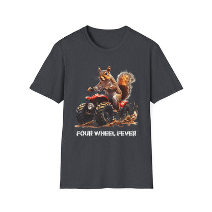 Squirrel Quad Rider Softstyle T-Shirt