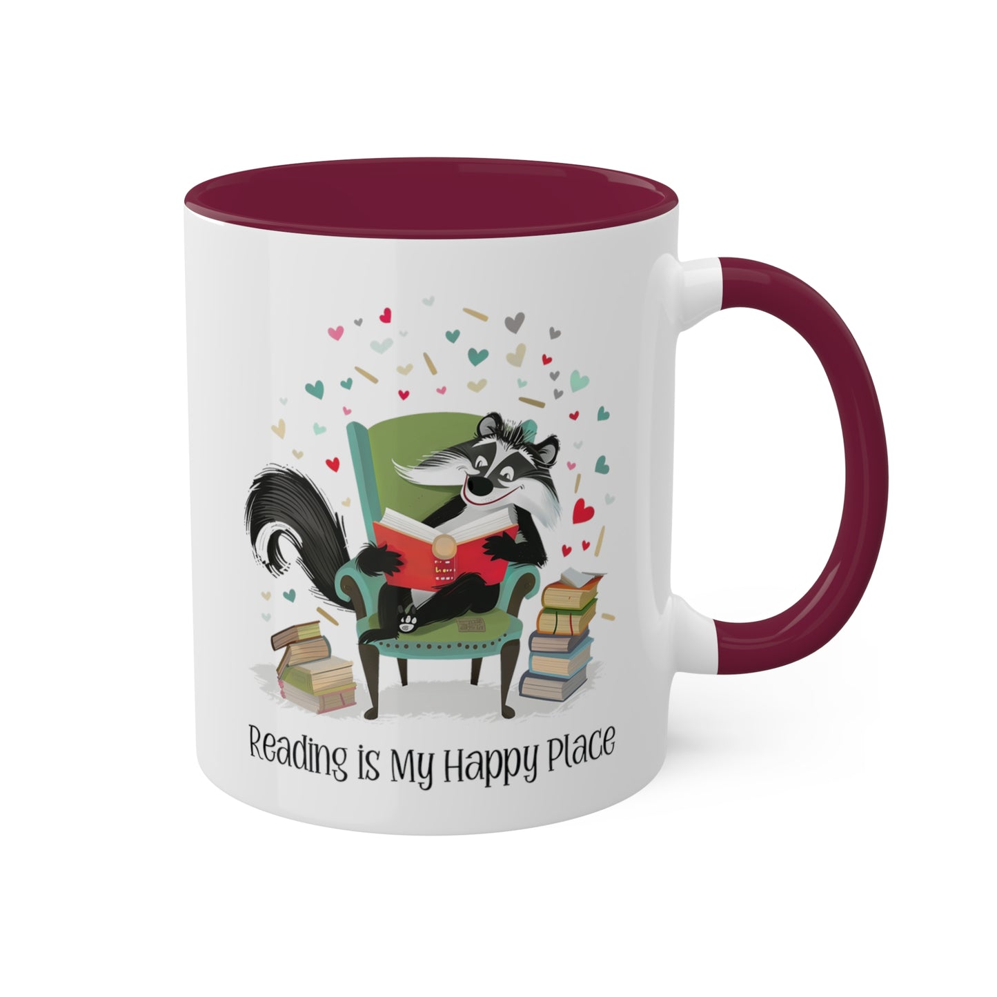 Skunk Reading Mug