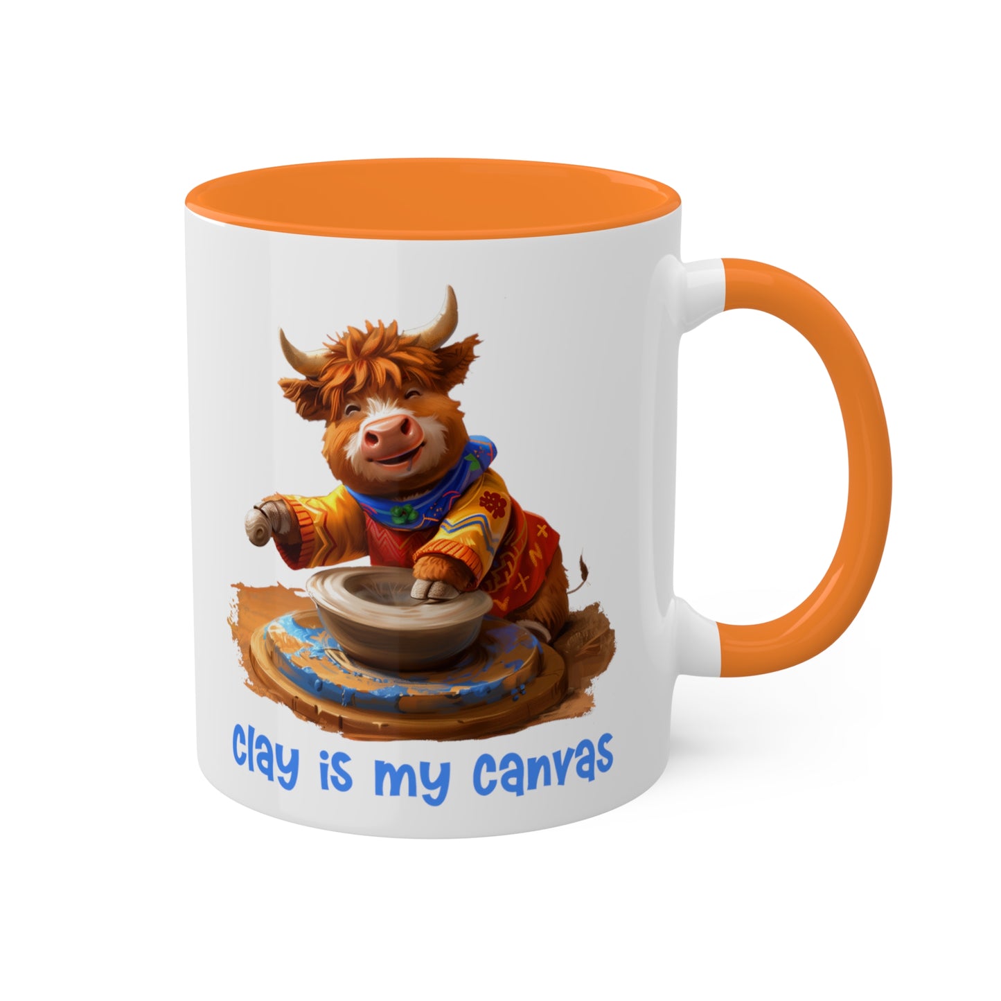 Highland Cow Potter Mug