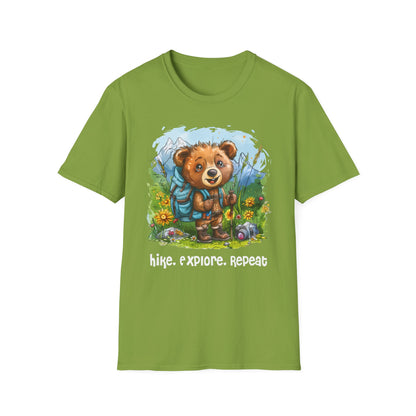 Bear Hiker Softstyle T-Shirt