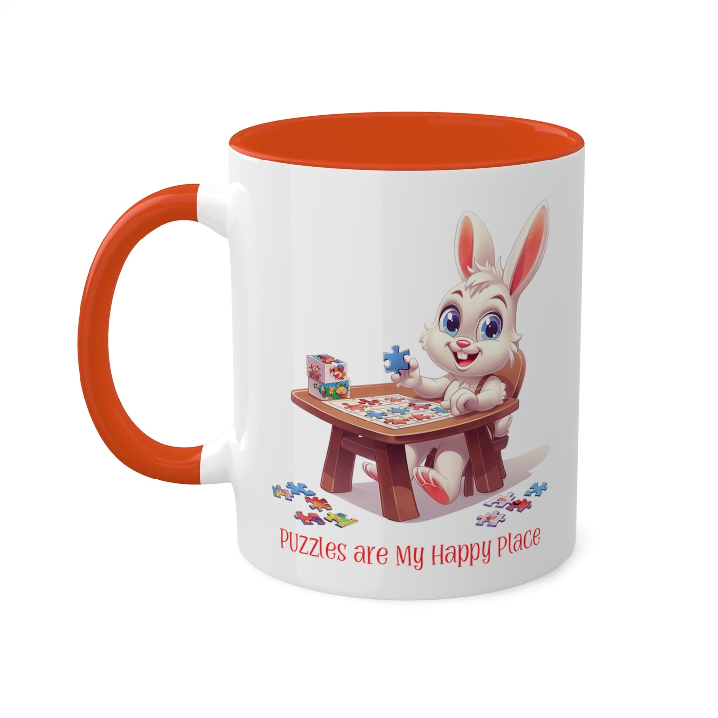 Rabbit Puzzler Mug