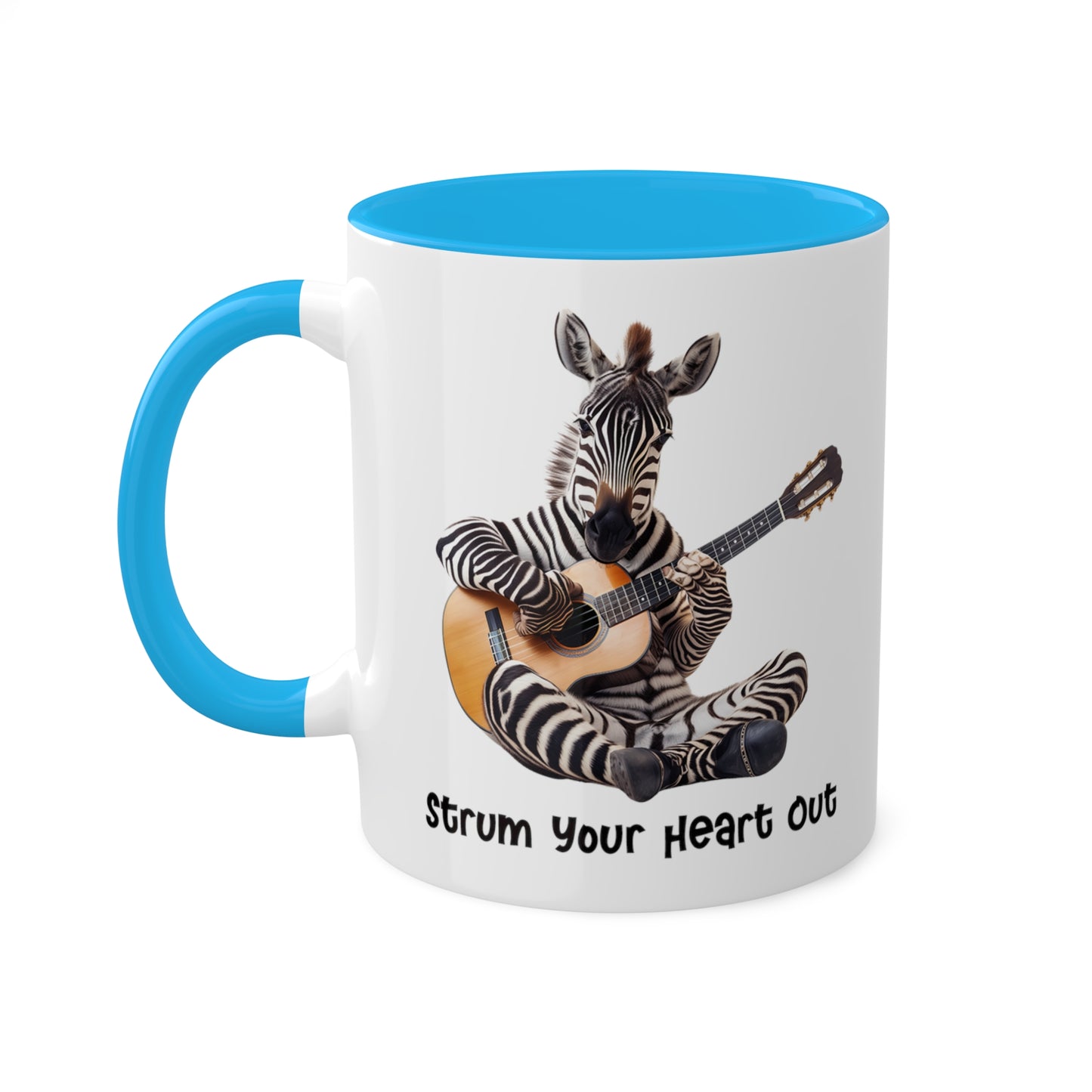 Zebra Musician Mug