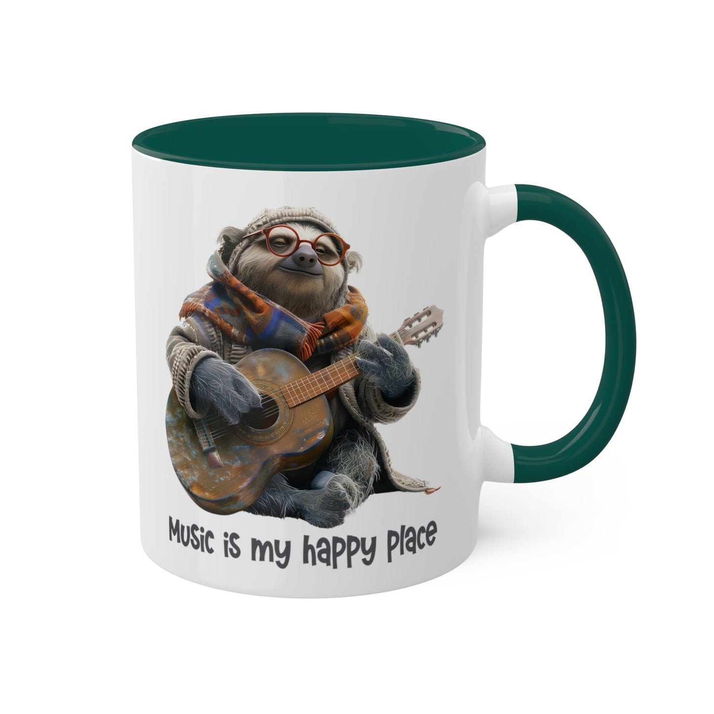 Sloth Musician Mug