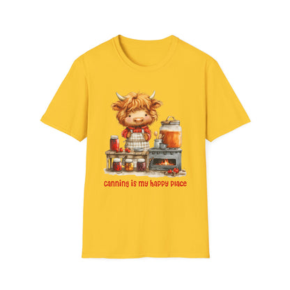 Highland Cow Canner Softstyle T-Shirt