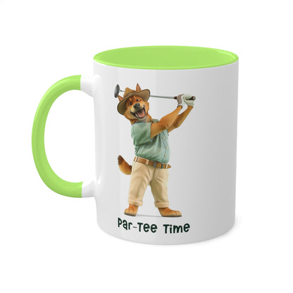 Dog Golfing Mug