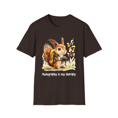 Squirrel Photographer Softstyle T-Shirt