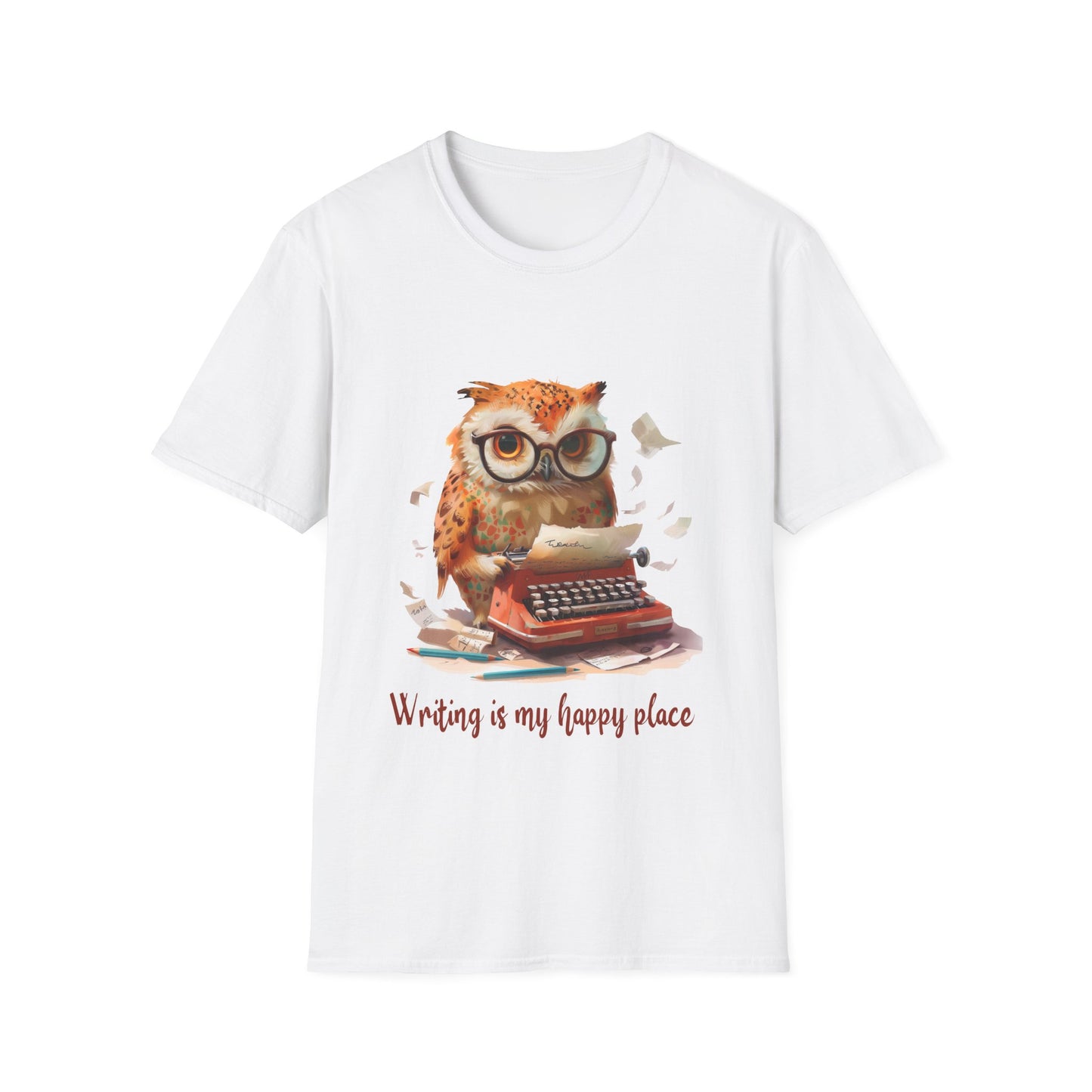 Owl Writer Softstyle T-Shirt