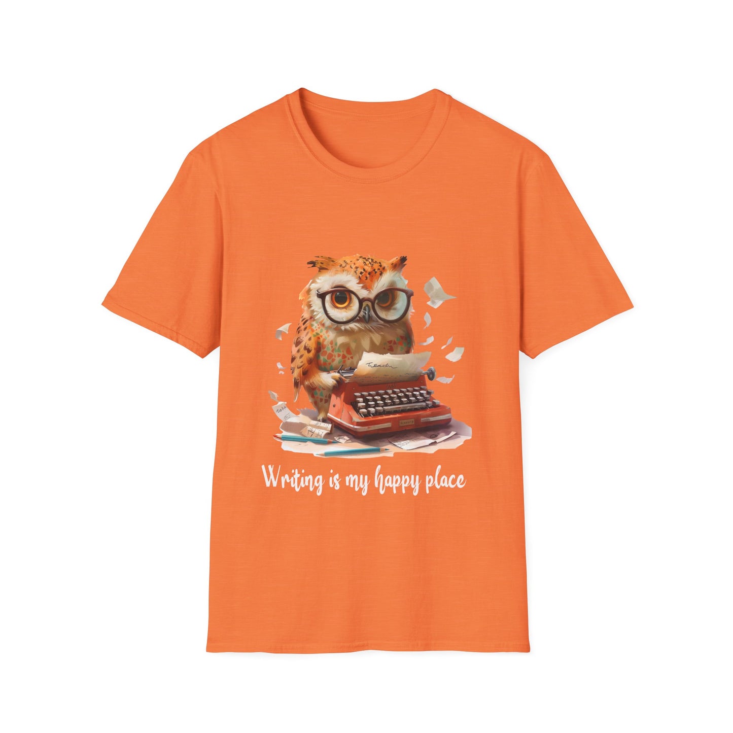 Owl Writer Softstyle T-Shirt