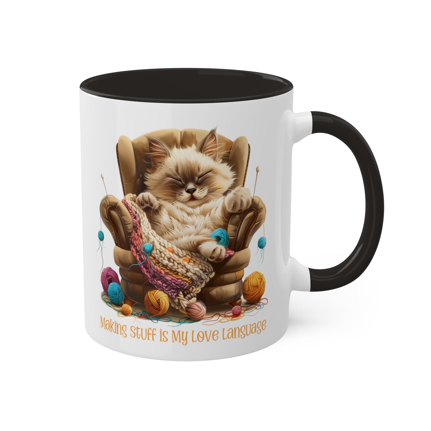 Cat Knitter Mug