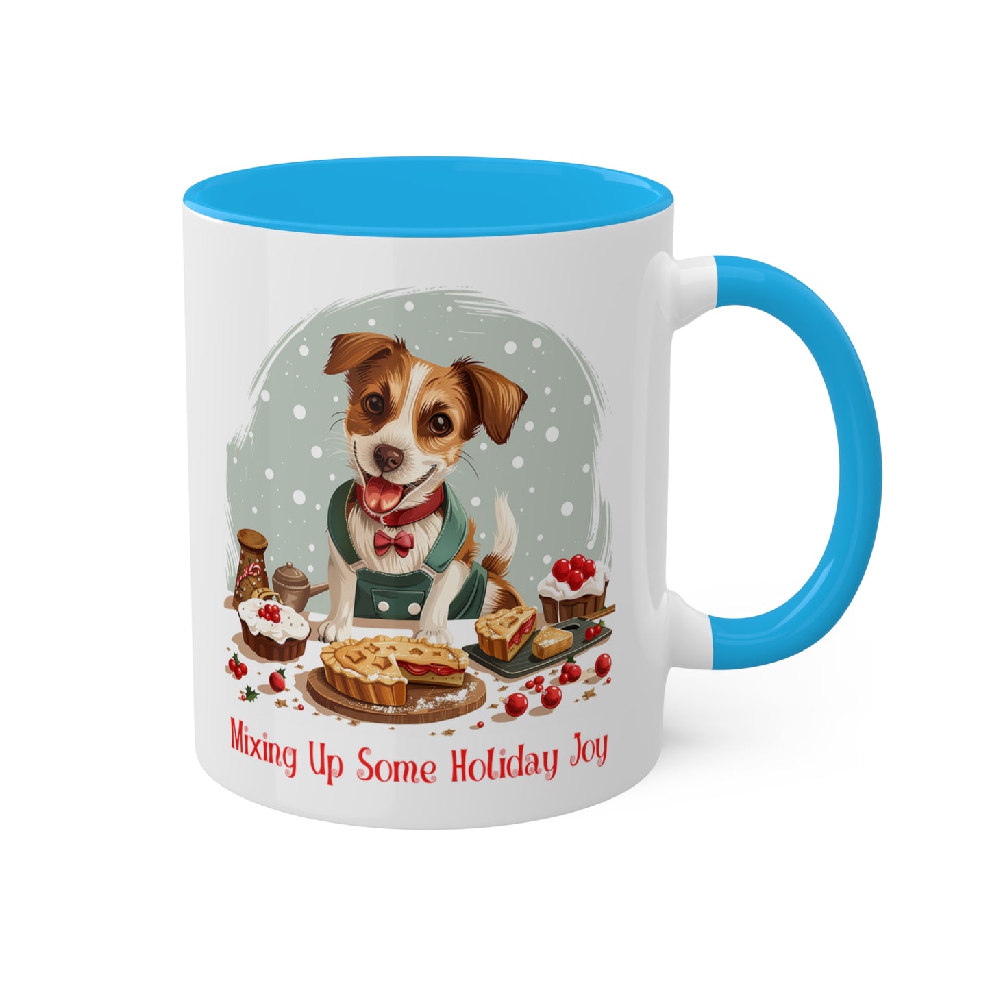 Dog Christmas Baker Mug