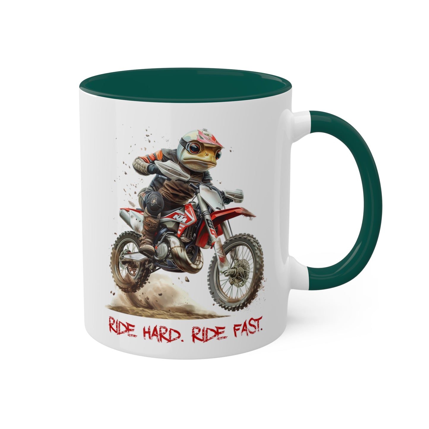 Frog Dirt Biker Mug