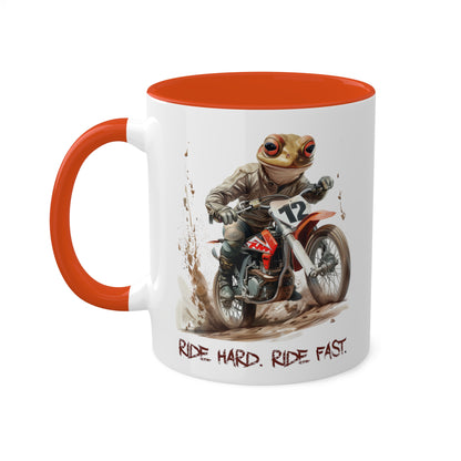 Frog Dirt Biker Mug