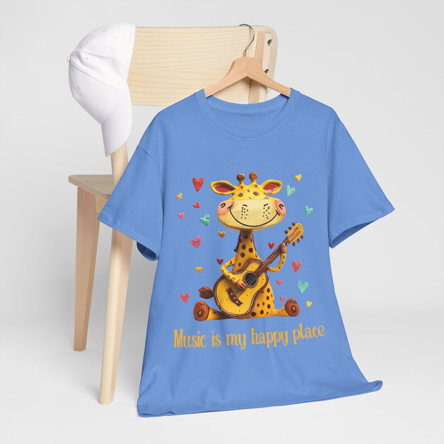 Giraffe Musician Tee