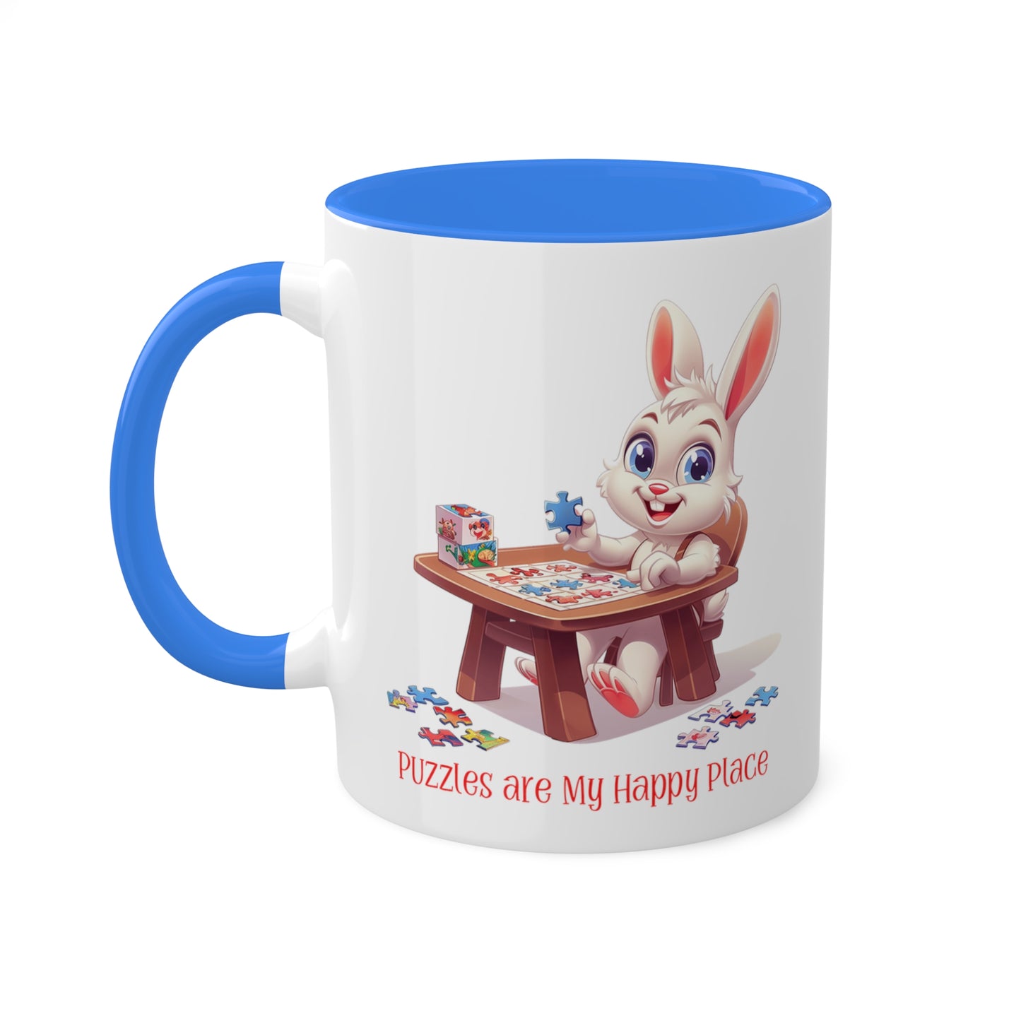 Rabbit Puzzler Mug