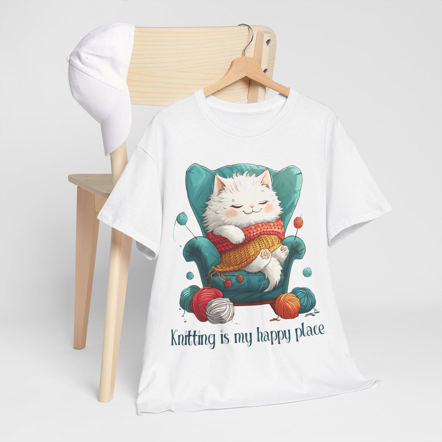 Cat Knitter Tee