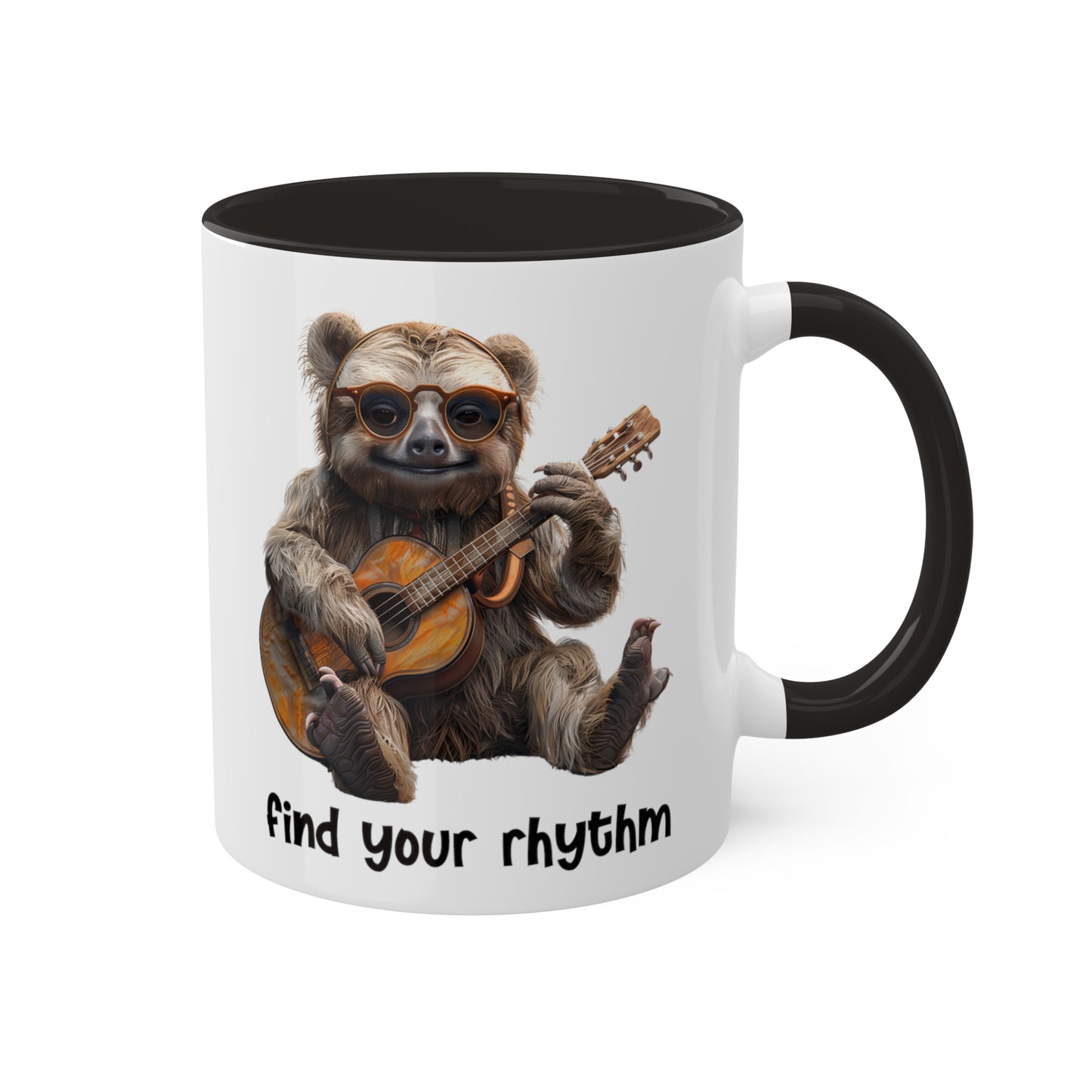 Sloth Musician Mug