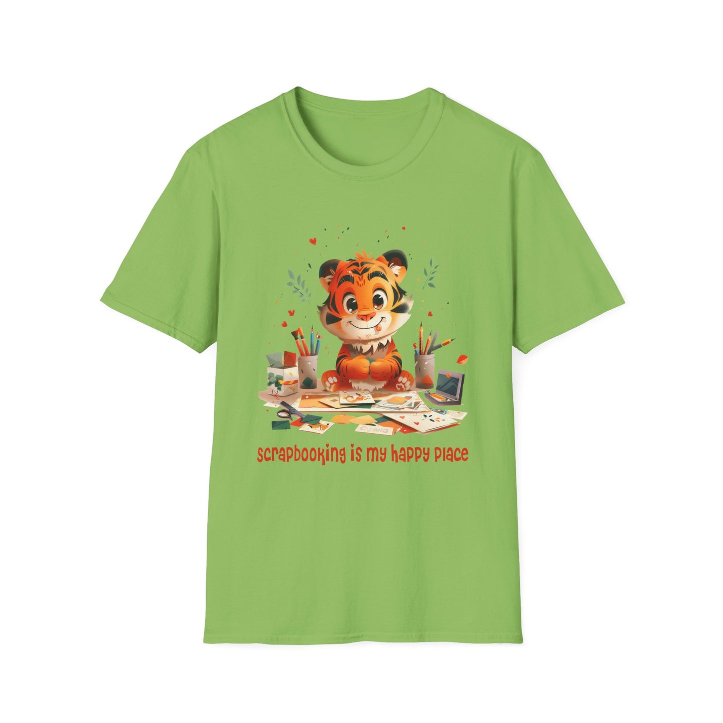 Tiger Scrapbooking Softstyle T-Shirt