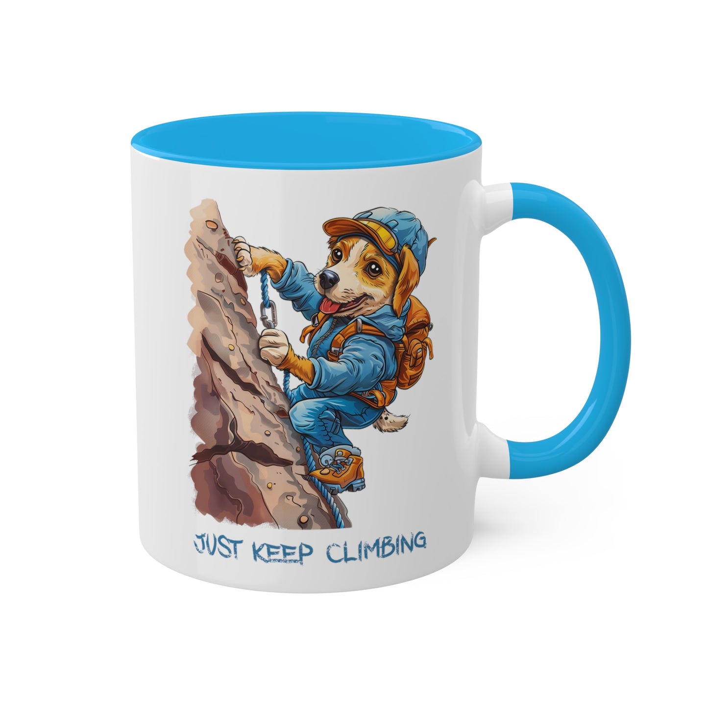 Dog Rock Climber Mug