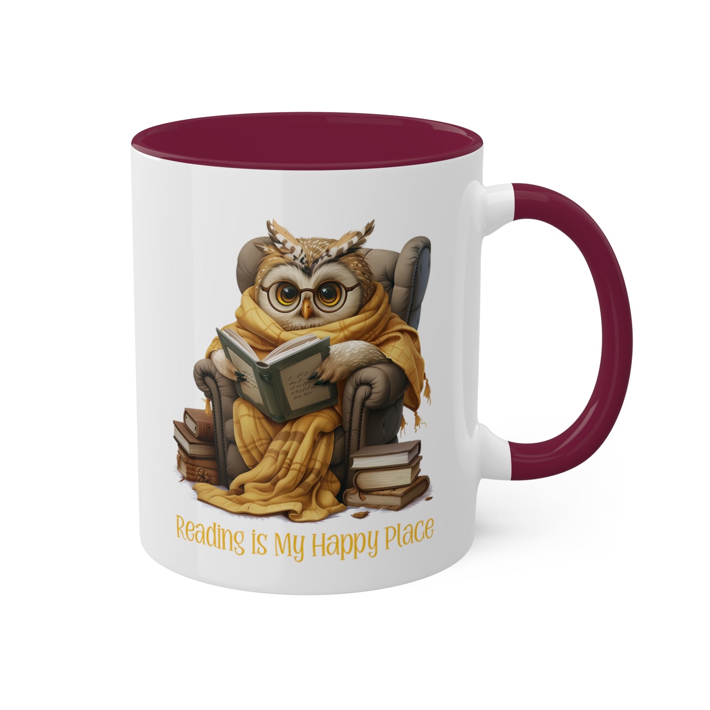 Owl Reading Mug