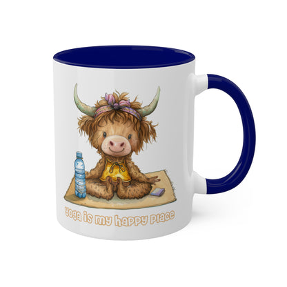 Highland Cow Yoga Mug