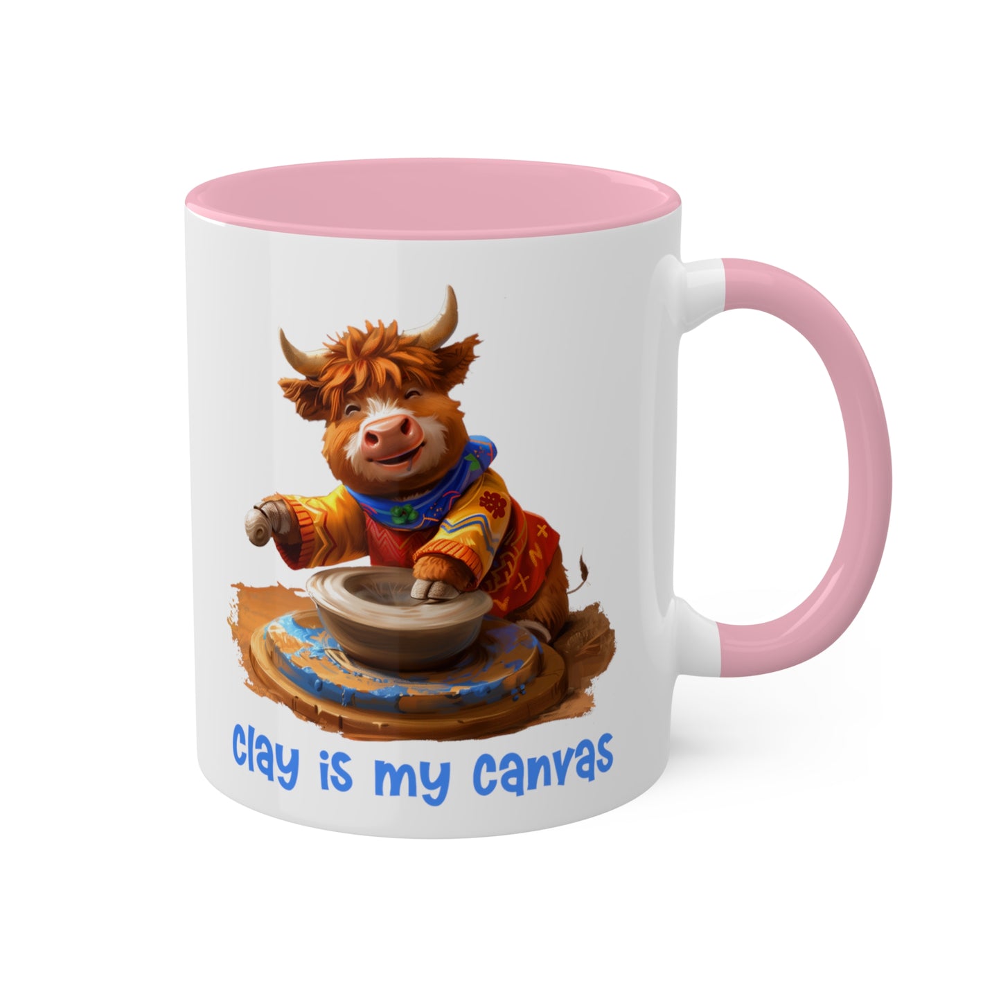 Highland Cow Potter Mug