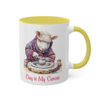 Sheep Pottery Maker Mug