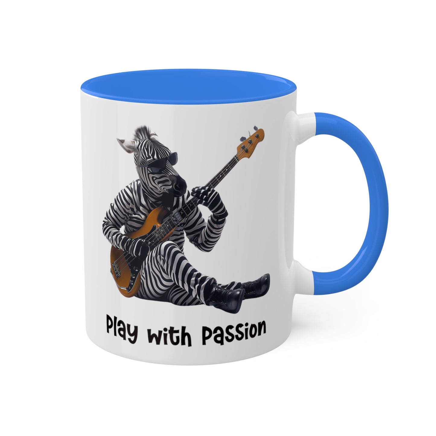 Zebra Musician Mug