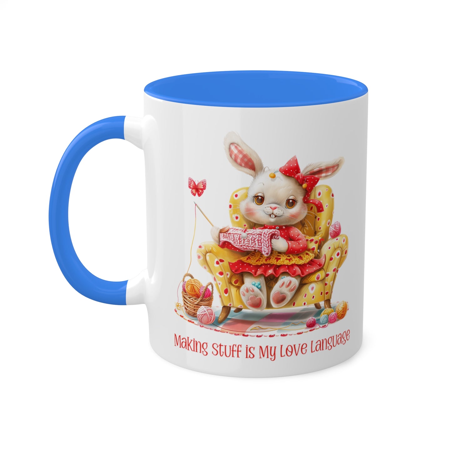 Rabbit Crocheter Mug