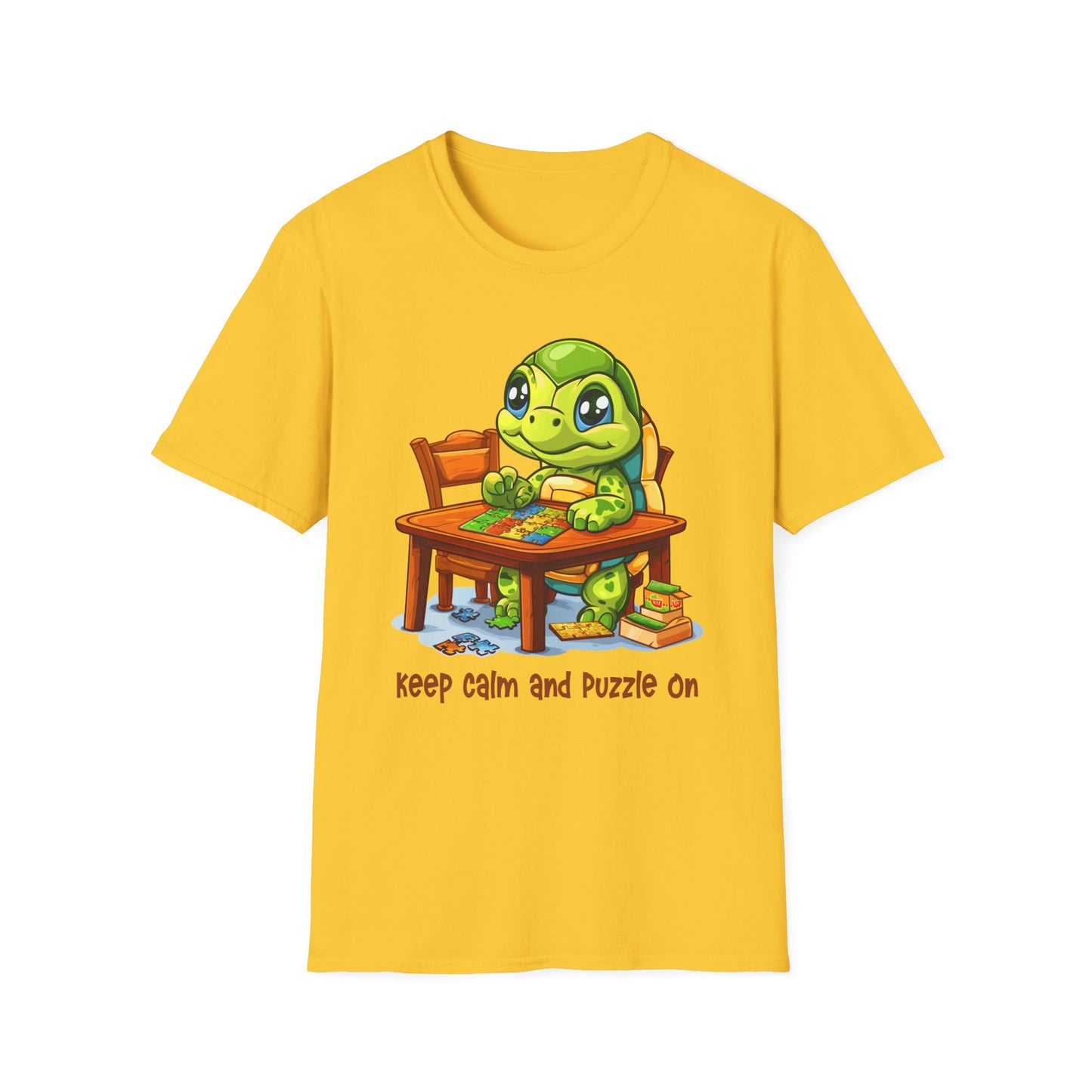 Turtle Puzzler Softstyle T-Shirt