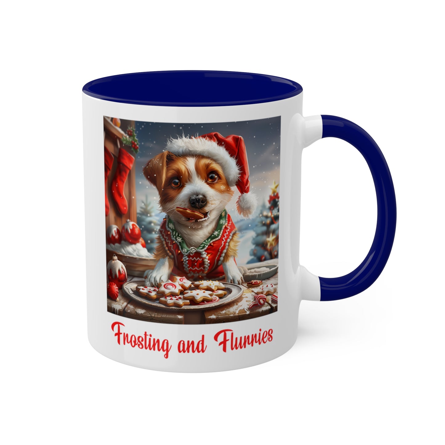 Dog Christmas Baker Mug