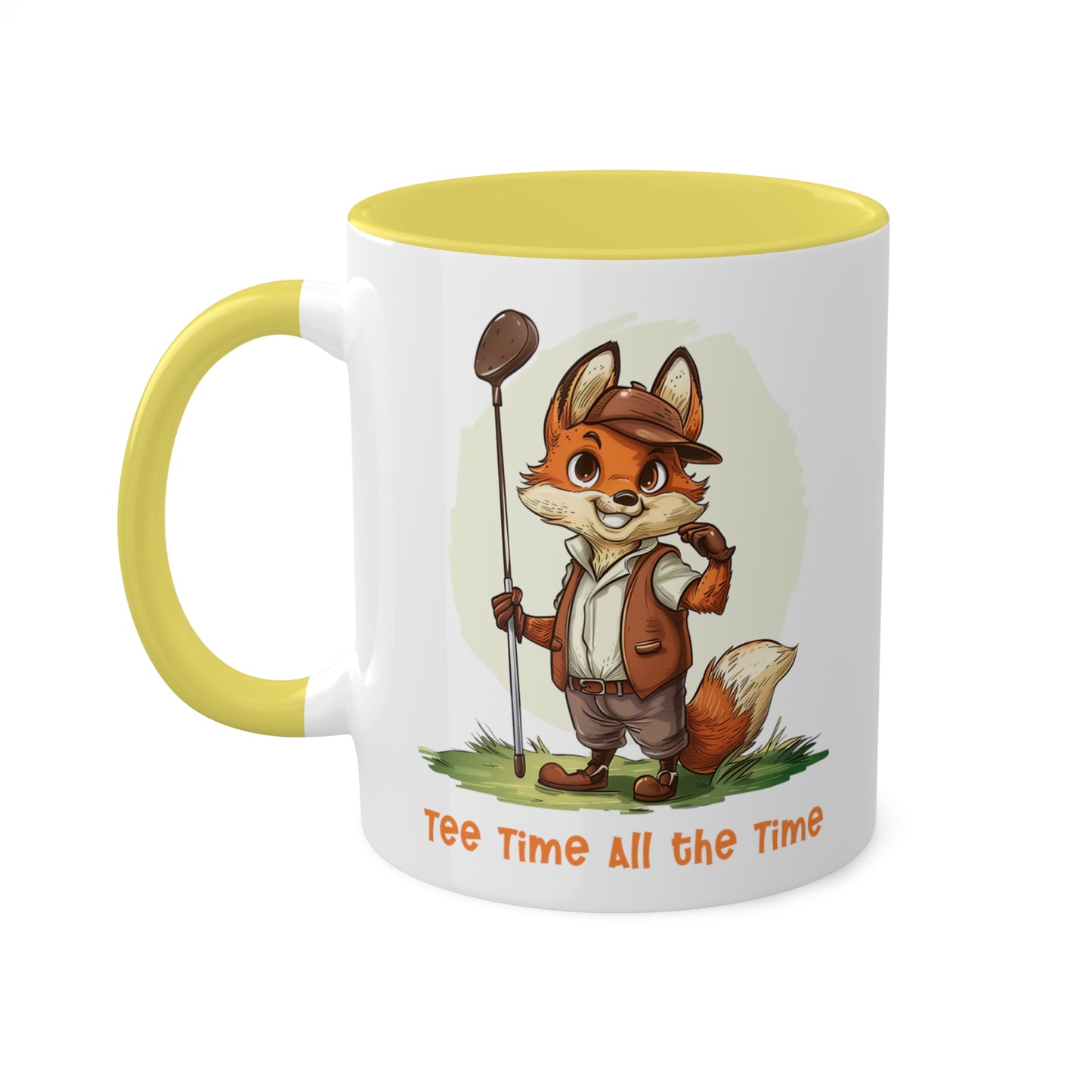 Fox Golfer Mug