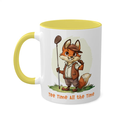 Fox Golfer Mug