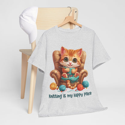 Cat Knitter Tee