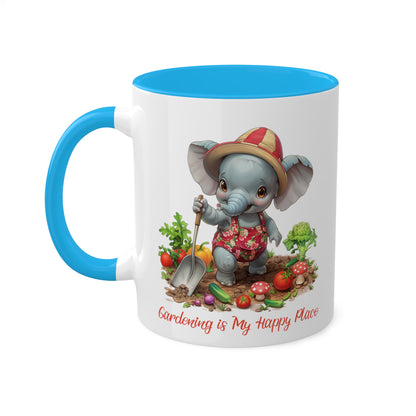 Elephant Gardener Mug