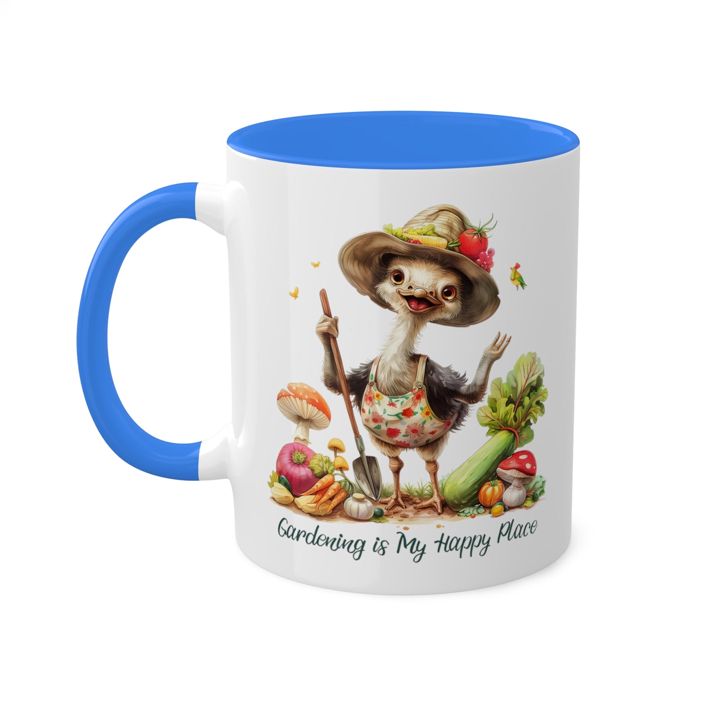 Ostrich Gardener Mug