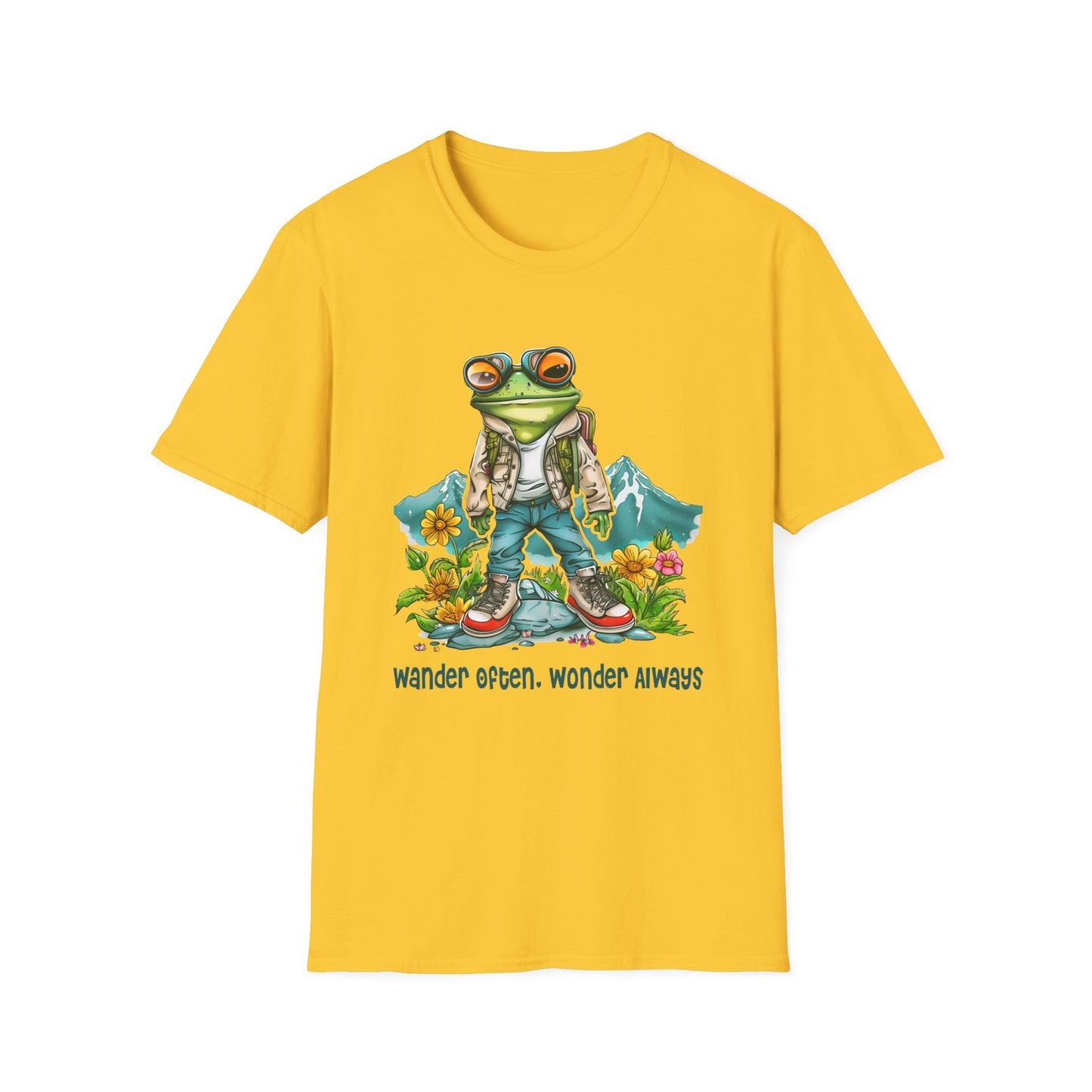 Frog Hiker Softstyle T-Shirt