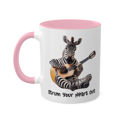 Zebra Musician Mug