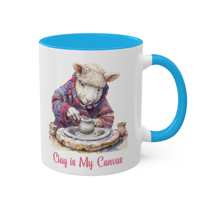 Sheep Pottery Maker Mug