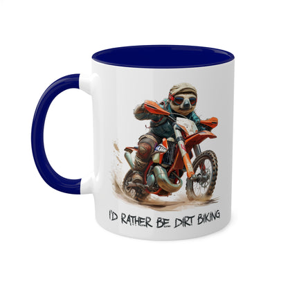 Sloth Dirt Biker Mug