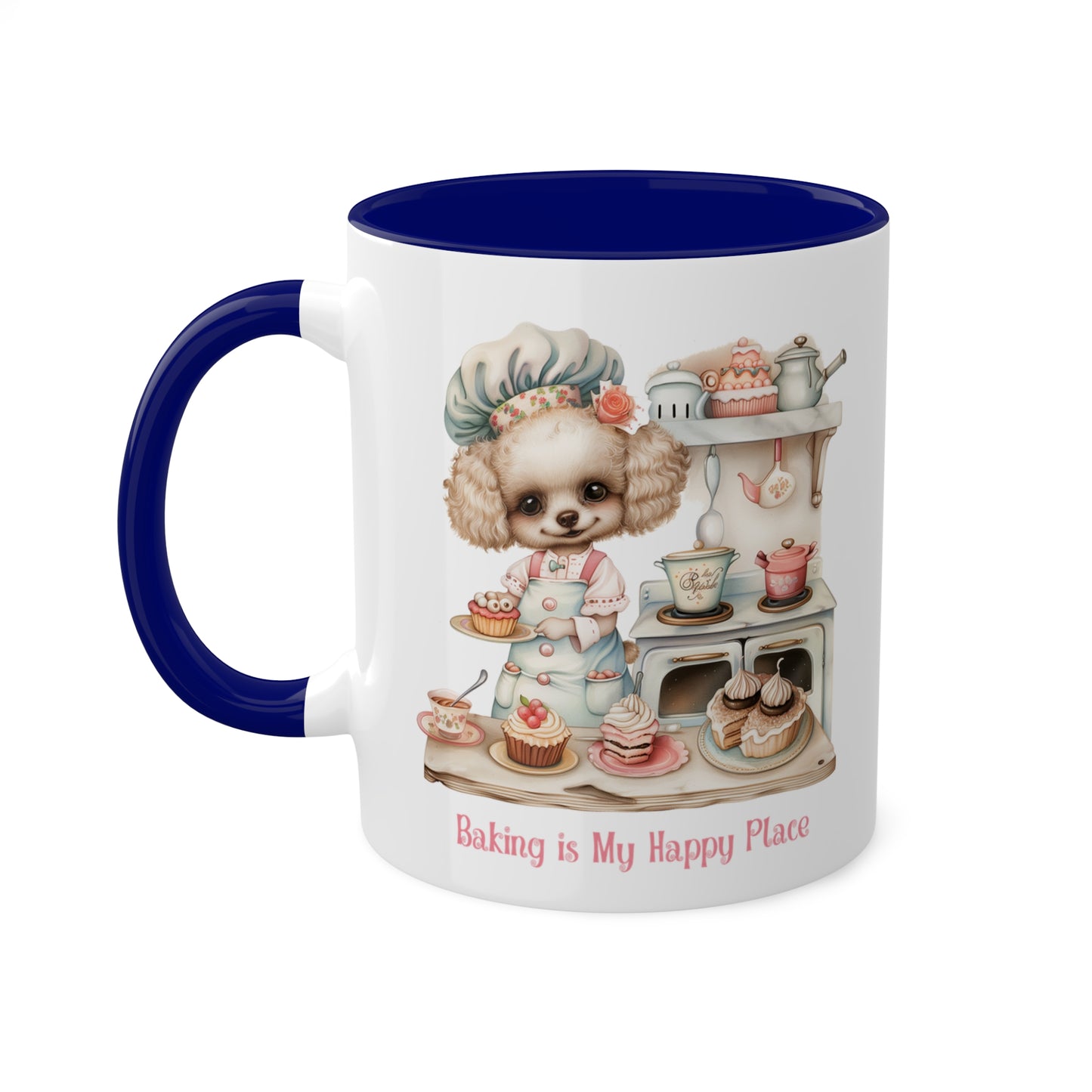 Poodle Baker Mug