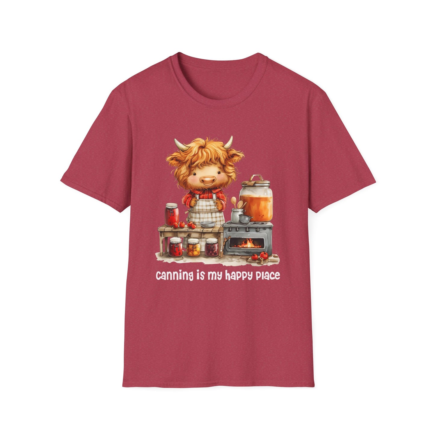 Highland Cow Canner Softstyle T-Shirt