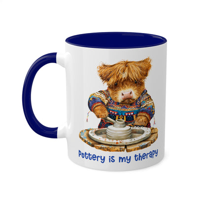 Highland Cow Potter Mug