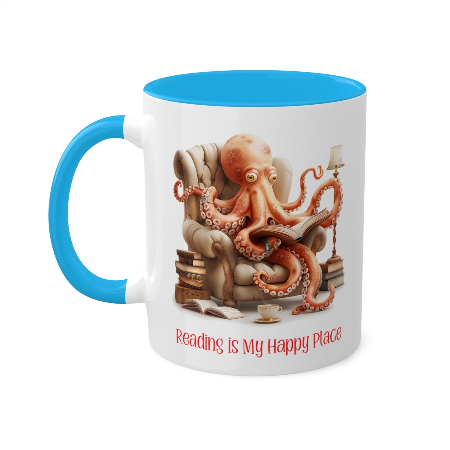 Octopus Reading Mug