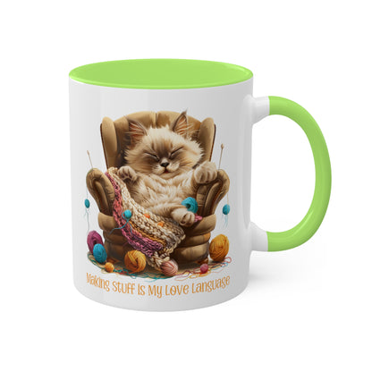 Cat Knitter Mug