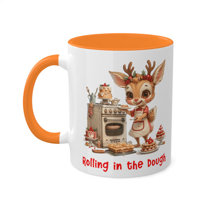 Deer Christmas Baker Mug