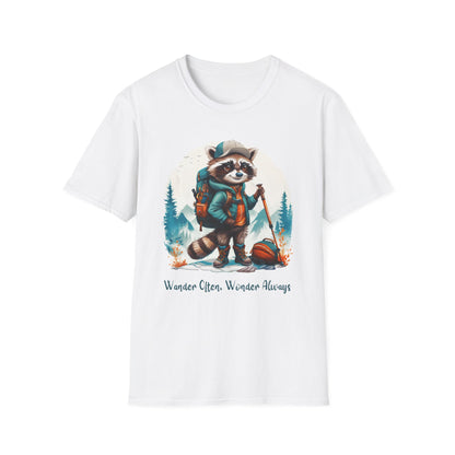 Raccoon Hiker Softstyle T-Shirt