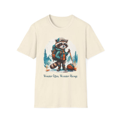 Raccoon Hiker Softstyle T-Shirt