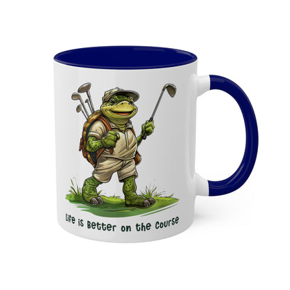 Turtle Golfing Mug